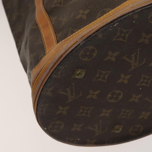 LOUIS VUITTON Monogram Bucket GM Shoulder Bag M42236 LV Auth 117873