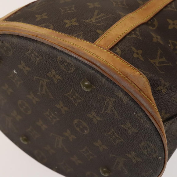 LOUIS VUITTON Monogram Bucket GM Shoulder Bag M42236 LV Auth 117873