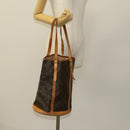 LOUIS VUITTON Monogram Bucket GM Shoulder Bag M42236 LV Auth 117873-20