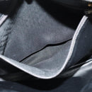 BALLY Chain Shoulder Bag Leather Black Auth 117884-12