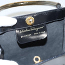 Salvatore Ferragamo Hand Bag Patent leather Black Auth 117886-12
