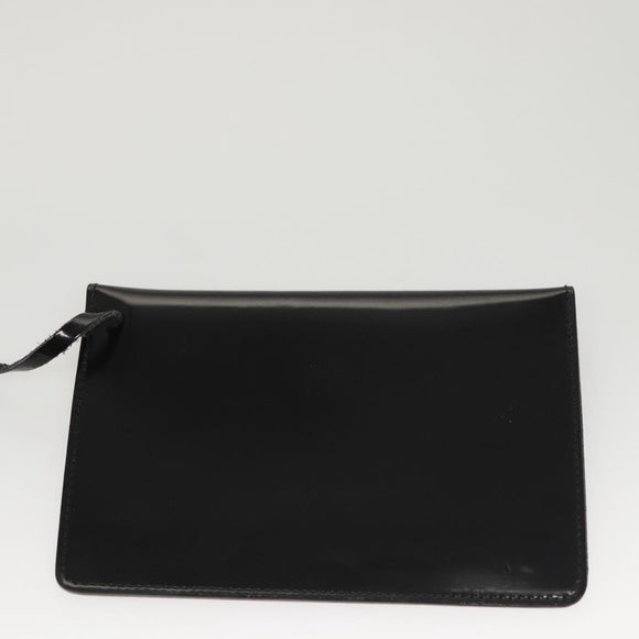 Salvatore Ferragamo Hand Bag Patent leather Black Auth 117886
