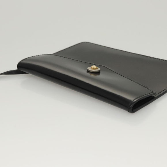 Salvatore Ferragamo Hand Bag Patent leather Black Auth 117886