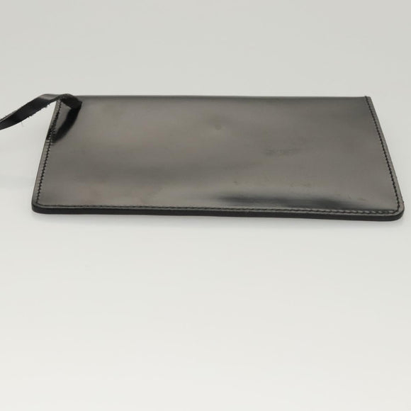 Salvatore Ferragamo Hand Bag Patent leather Black Auth 117886