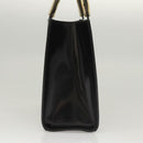 Salvatore Ferragamo Hand Bag Patent leather Black Auth 117886-4