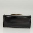 Salvatore Ferragamo Hand Bag Patent leather Black Auth 117886-5