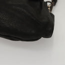 PRADA Shoulder Bag Leather Black Auth 117887-16