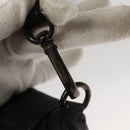 PRADA Shoulder Bag Leather Black Auth 117887-8