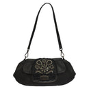 PRADA Shoulder Bag Leather Black Auth 117887-13