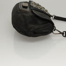 PRADA Shoulder Bag Leather Black Auth 117887-3