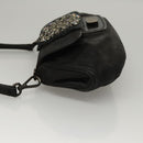 PRADA Shoulder Bag Leather Black Auth 117887-4