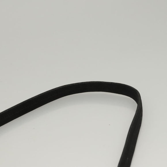 PRADA Shoulder Bag Leather Black Auth 117887