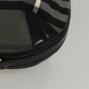 BURBERRY Nova Check Shoulder Bag Nylon Black Gold Auth 117888-8