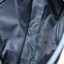 BURBERRY Nova Check Shoulder Bag Nylon Black Gold Auth 117888-11