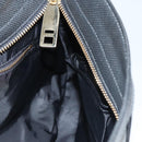 BURBERRY Nova Check Shoulder Bag Nylon Black Gold Auth 117888-19