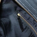 BURBERRY Nova Check Shoulder Bag Nylon Black Gold Auth 117888-21