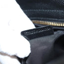 BURBERRY Nova Check Shoulder Bag Nylon Black Gold Auth 117888-12