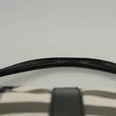 BURBERRY Nova Check Shoulder Bag Nylon Black Gold Auth 117888-14