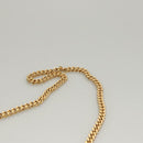 Stella MacCartney Chain Falabella Shoulder Bag Suede Yellow Gold Auth 117893-15