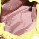 Stella MacCartney Chain Falabella Shoulder Bag Suede Yellow Gold Auth 117893-11