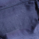 FENDI Zucchino Canvas Tote Bag Nylon Navy Silver Auth 117895-11