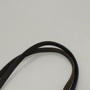 FENDI Zucchino Canvas Tote Bag Nylon Navy Silver Auth 117895-9