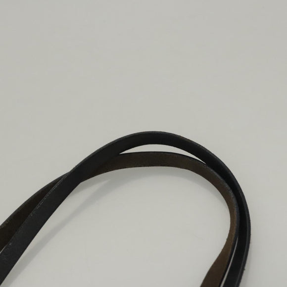 FENDI Zucchino Canvas Tote Bag Nylon Navy Silver Auth 117895