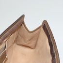 GUCCI GG Supreme Web Sherry Line Clutch Bag PVC Beige 89 01 033 Auth 117897-18