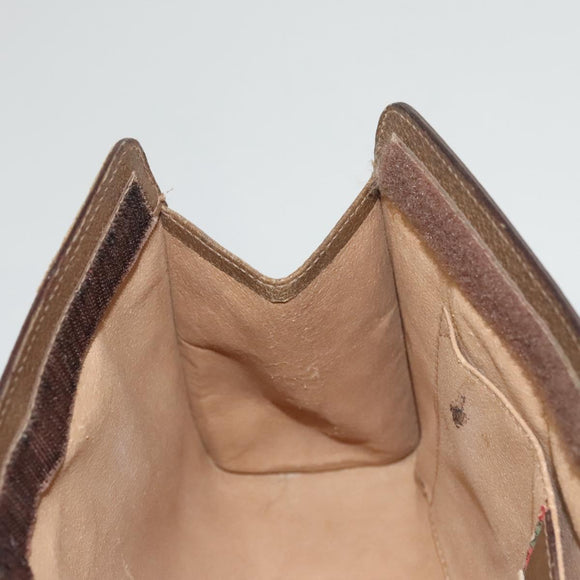 GUCCI GG Supreme Web Sherry Line Clutch Bag PVC Beige 89 01 033 Auth 117897