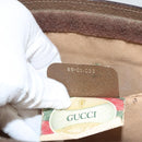 GUCCI GG Supreme Web Sherry Line Clutch Bag PVC Beige 89 01 033 Auth 117897-12