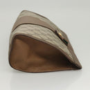 GUCCI GG Supreme Web Sherry Line Clutch Bag PVC Beige 89 01 033 Auth 117897-3