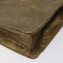 PRADA Shoulder Bag Leather Gold Auth 117899-15