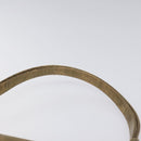 PRADA Shoulder Bag Leather Gold Auth 117899-8