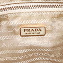 PRADA Chain Shoulder Bag Nylon Yellow Gold Auth 117900A-19