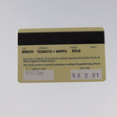 PRADA Chain Shoulder Bag Nylon Yellow Gold Auth 117900A-12