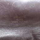 CELINE C Sulky Shoulder Bag Canvas Beige Gold Auth 117907-10