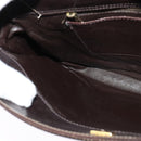 CELINE C Sulky Shoulder Bag Canvas Beige Gold Auth 117907-19