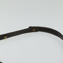 CELINE C Sulky Shoulder Bag Canvas Beige Gold Auth 117907-8