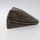 LOUIS VUITTON Monogram Trousse Demi Ronde Cosmetic Pouch M47520 LV Auth 117909-3