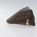 LOUIS VUITTON Monogram Trousse Demi Ronde Cosmetic Pouch M47520 LV Auth 117909-4