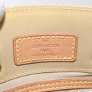LOUIS VUITTON Monogram Vernis Reade PM Hand Bag Beige M91334 LV Auth 117918-17