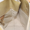 LOUIS VUITTON Monogram Vernis Reade PM Hand Bag Beige M91334 LV Auth 117918-18