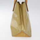 LOUIS VUITTON Monogram Vernis Reade PM Hand Bag Beige M91334 LV Auth 117918-3