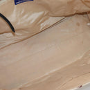 BURBERRY Nova Check Blue Label Tote Bag Canvas Beige Gold Auth 117928-11