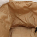 BURBERRY Nova Check Blue Label Tote Bag Canvas Beige Gold Auth 117928-18