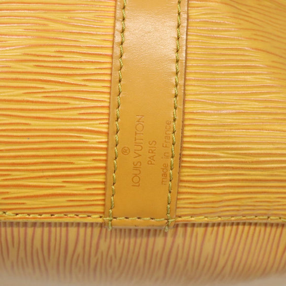 LOUIS VUITTON Epi Petit Noe Shoulder Bag Yellow M44109 LV Auth 117939