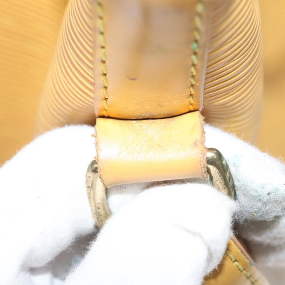 LOUIS VUITTON Epi Petit Noe Shoulder Bag Yellow M44109 LV Auth 117939