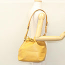 LOUIS VUITTON Epi Petit Noe Shoulder Bag Yellow M44109 LV Auth 117939-21