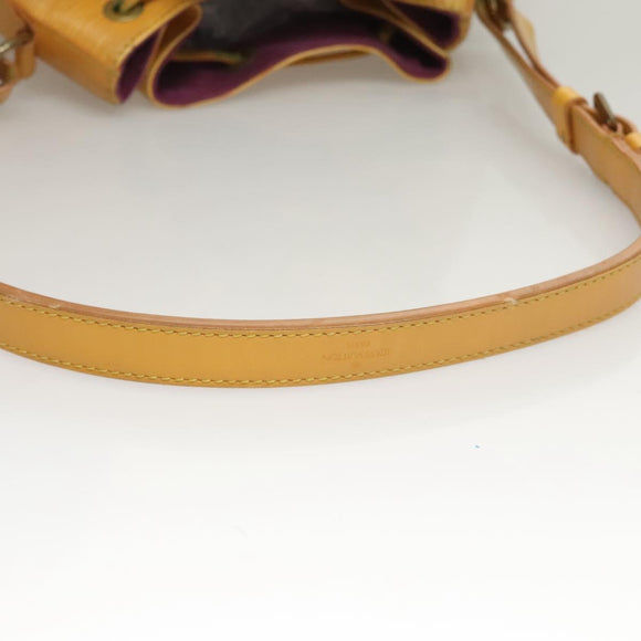 LOUIS VUITTON Epi Petit Noe Shoulder Bag Yellow M44109 LV Auth 117939