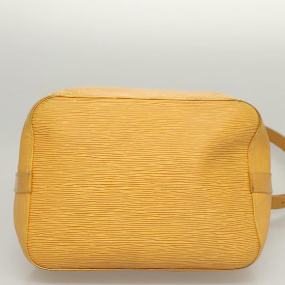 LOUIS VUITTON Epi Petit Noe Shoulder Bag Yellow M44109 LV Auth 117939